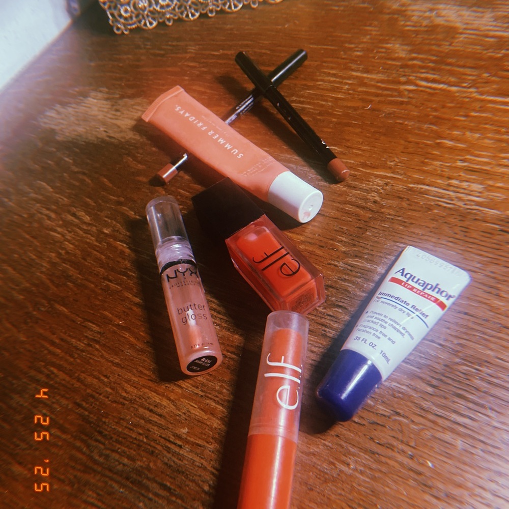Lip Gloss Set - Orange and Red Shades